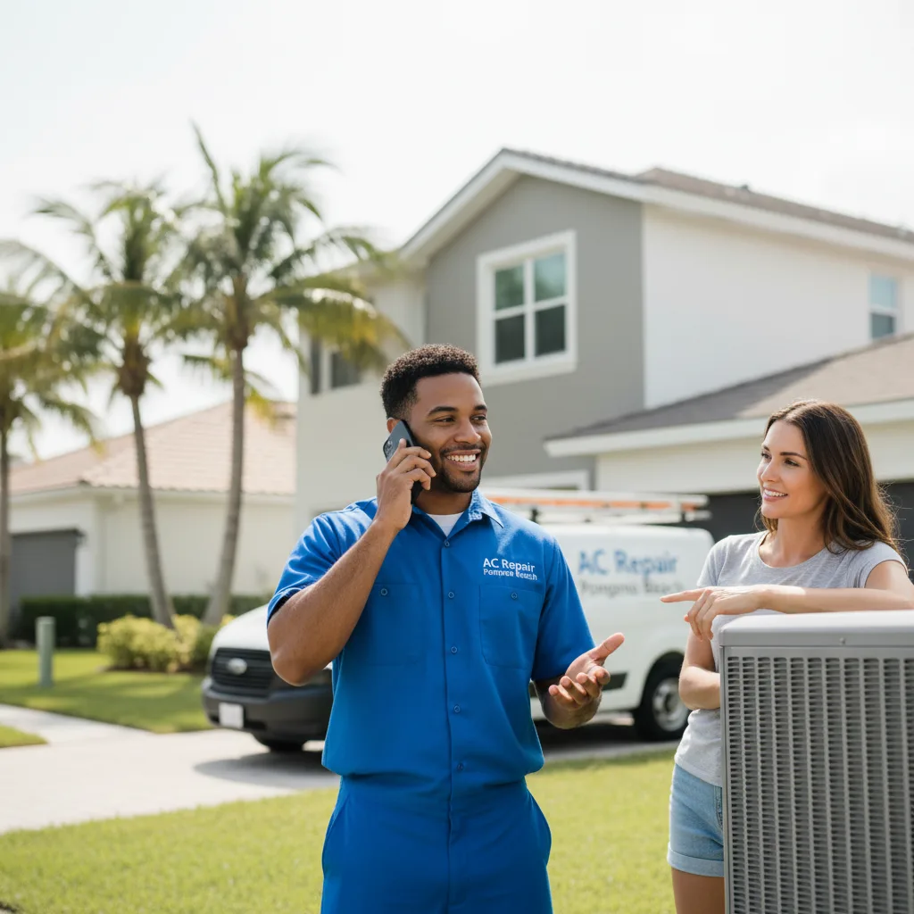 AC Repair Pompano Beach customer support in Somerton